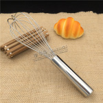 【烘焙工具】优质12线不锈钢钢柄打蛋器厨房手动打蛋器搅拌器10寸