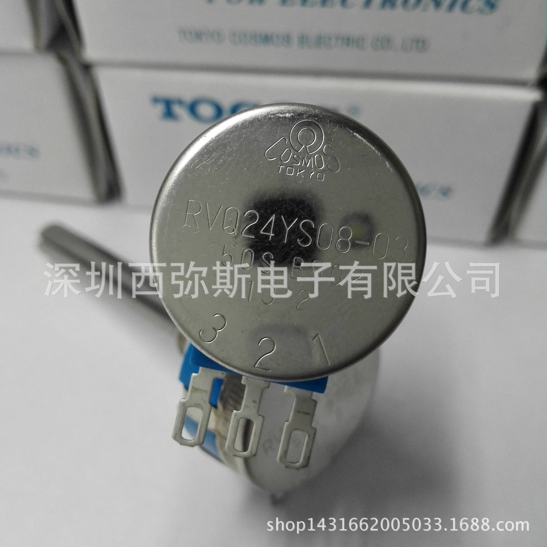 原装TOCOS电动代步车电位器RVQ24YS08-03 50S B502 45°有效角度