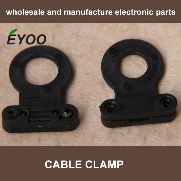 3分塑料电线夹 电线固定夹 固定座 欧规 4分欧式压线夹