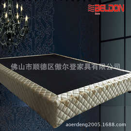 酒店工程床架 品质放心床垫床架 出口软包床架 布艺床架