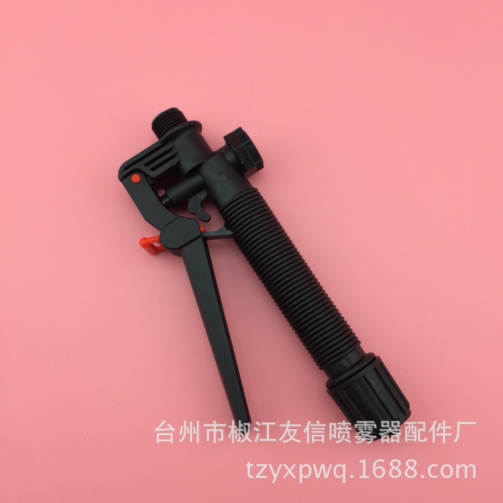 批发电动喷雾器配件  手把开关 塑料手柄开关 可直接接管269