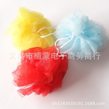 厂家供应可爱彩色沐浴球/浴花 洗澡日用 洗浴用品批发 大号