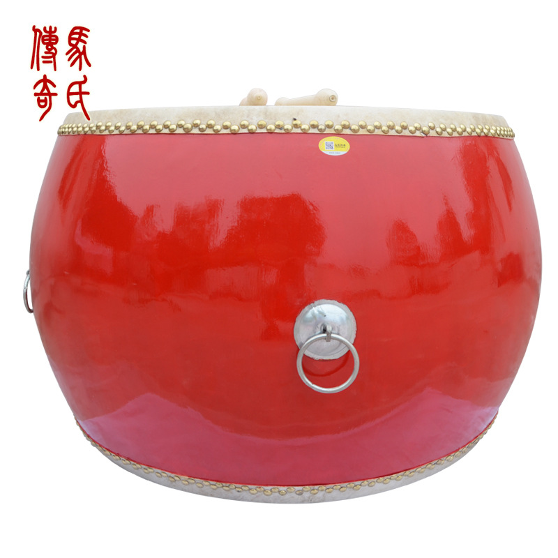 Markov Legend Drummer Top layer leather 36 High war Red Drum diameter 118CM Height of about 60cm