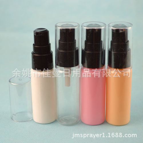 20ml 黑色鸟嘴瓶（粉泵）PP材质 罩子 乳液分装瓶