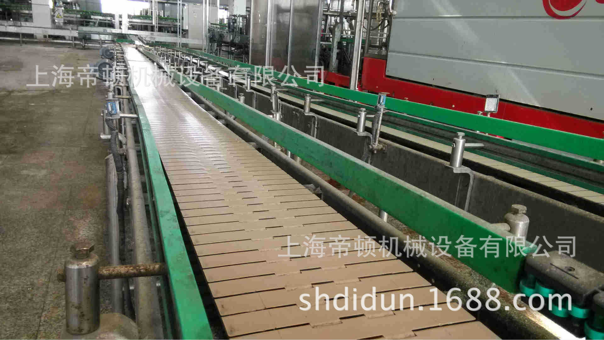 非标定 制塑钢直线链板输送机 塑料输送机 质量上剩 经久耐用