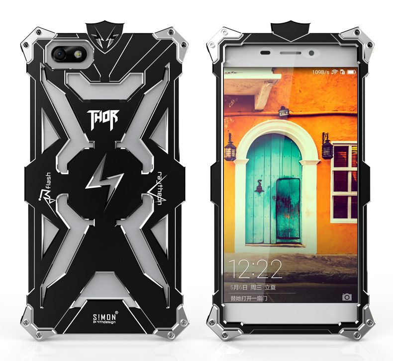 SIMON THOR Aviation Aluminum Alloy Shockproof Armor Metal Case Cover for Huawei Honor 4X