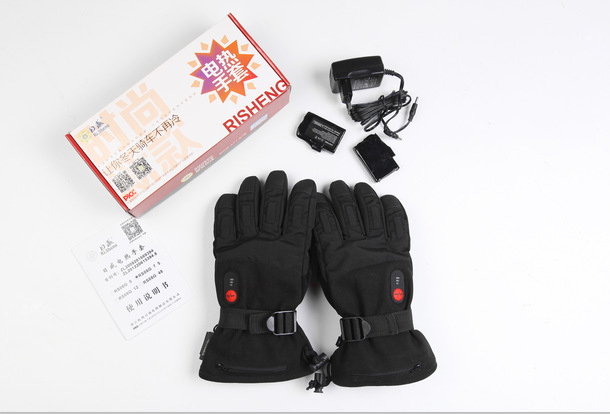 winter men and women Warm gloves thickening Plush Warm gloves winter heating Warm gloves