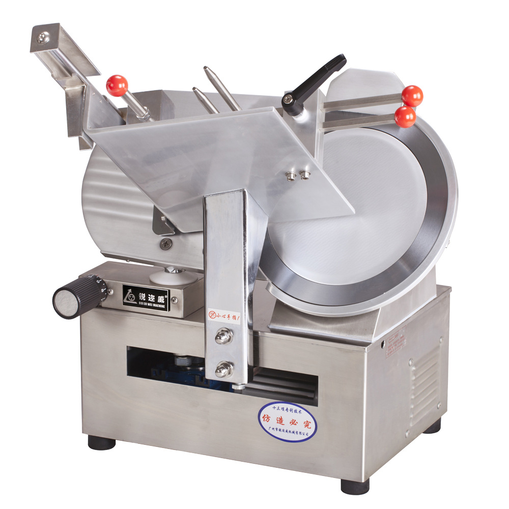 锐迩威12寸全自动切片机 大功率双电机 切冻肉片/冻肉卷 火锅设备