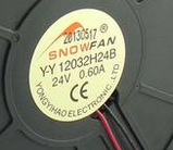 SNOWFAN 12032 24V 双滚珠鼓风机 12032 涡轮风扇 YY12032H24B
