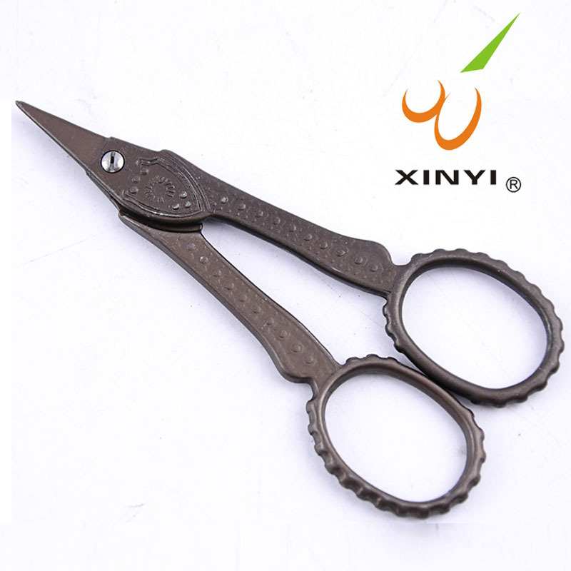 XINYI新毅剪刀欧式复古不锈钢镀钛剪刀精致工艺剪刀绣花小剪子