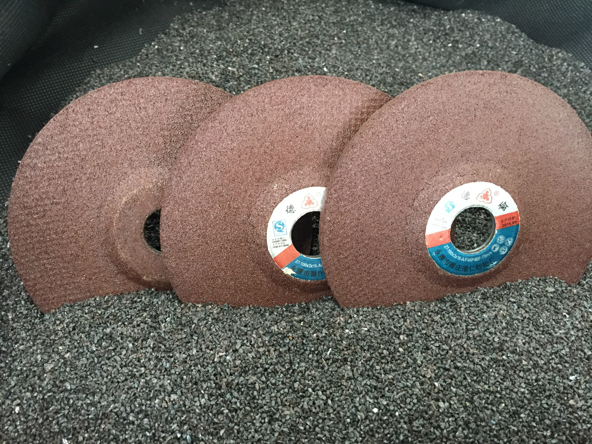 厂家直销 德伦100*3*16 角磨机双网砂轮片 不锈钢A磨片 鱼鳞片