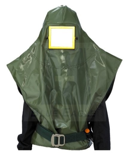 【现货特价】进口蓝鹰 NP503喷砂头罩（附安全帽 空气调节）套装