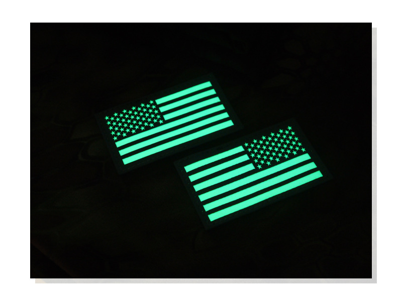 5X8.5反光夜光美国国旗2
