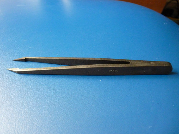 anti-static white plastic children's tweezers dust-free