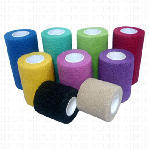 Non-woven sports self-adhesive elastic pet bandage basketball football volleyball protective gear elastic bandage