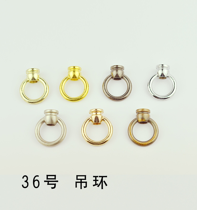 餐吊吧台吊灯承重钩 闭口挂钩36吊钩吊环 牛鼻尾牙M10灯具配件DIY