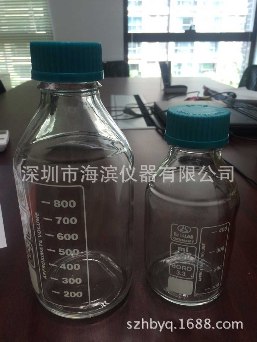 德国ISOLAB 蓝盖试剂瓶1000ML硼硅酸盐材质