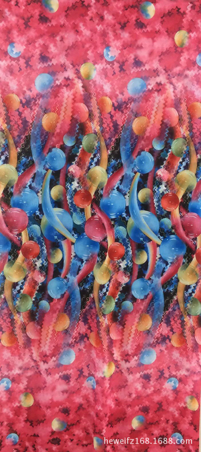 转移印花厂 F8656供应花型加工印花可印雪纺 涤棉 针织等服装面料