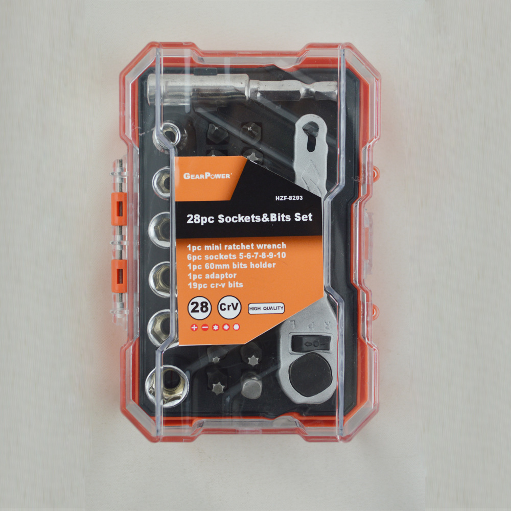 HZF-8203供应30件扳手组套修理工具，家用手动工具，工具组套