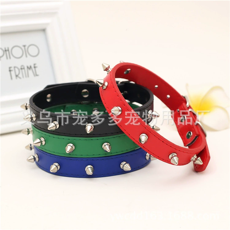Новый пуля ошейник для домашних животных ошейник из искусственной кожи ошейник для домашних животных аксессуары для домашних животных оптом