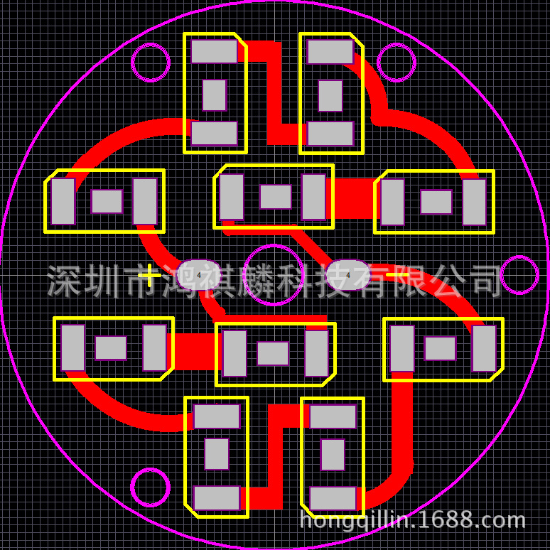 LED5730贴片灯板5W6W贴片铝基板吸顶灯光源灯板 