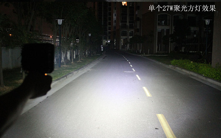 廠傢直銷27W LED越野工作燈 9-32V強光挖機燈 貨車卡車輔助燈