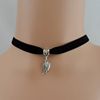 Necklace, short choker, European style, “Frozen”, punk style