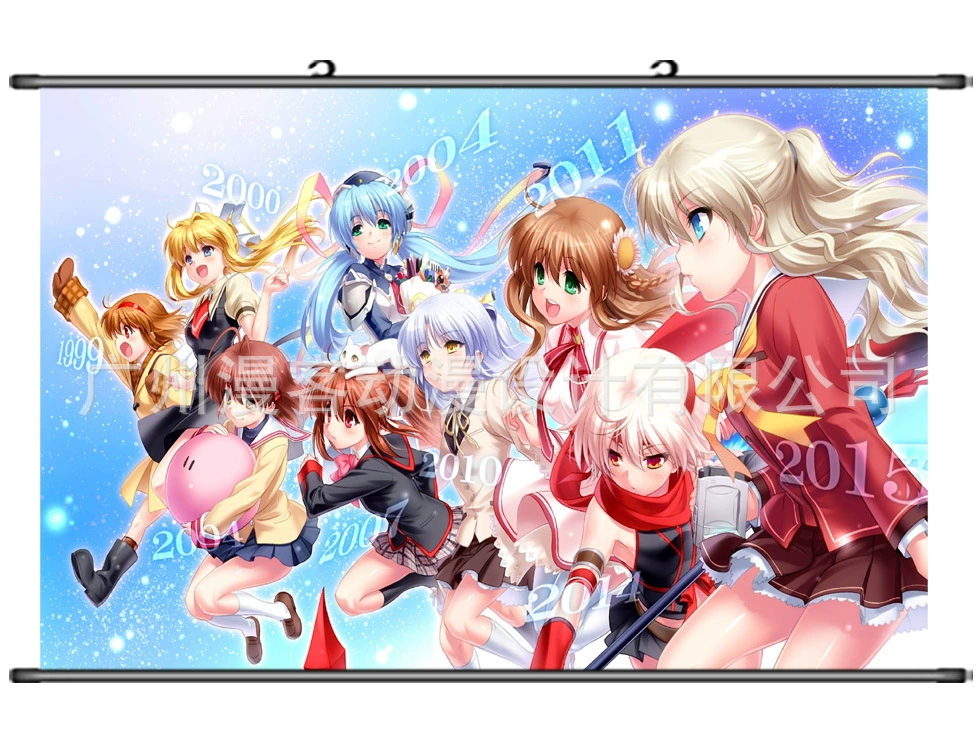 CharlotteCharlotte Yuri Nao анимация висячий свиток постер настенный периферия бесплатная индивидуальная DIY