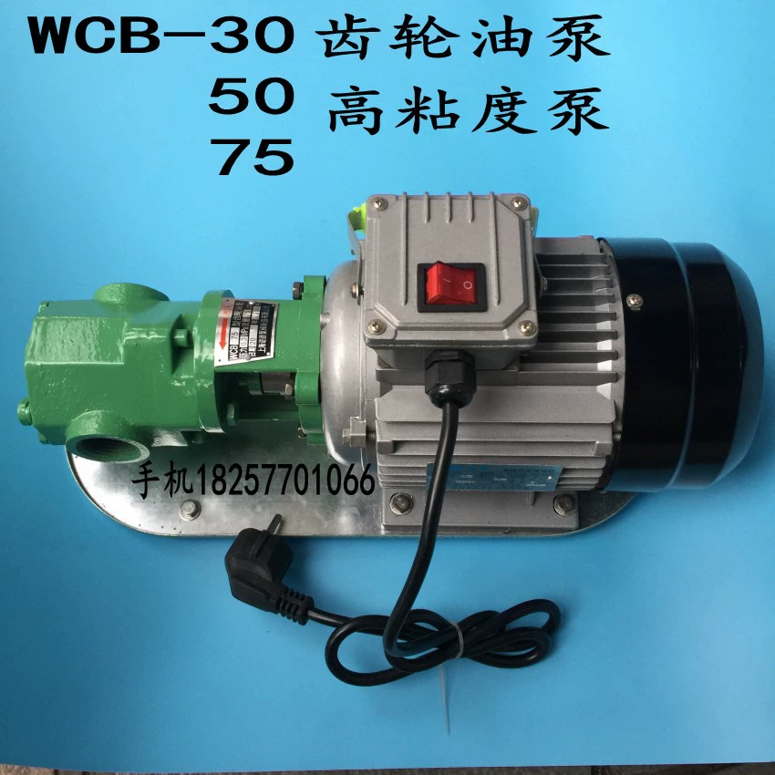 Самовсасывающий шестеренный насос WCB-75-50-30 Масляный насос Гидравлический насос Высоковязкий масляный насос