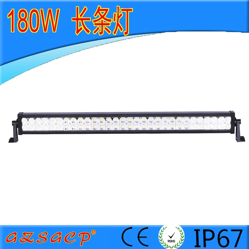 LED super bright off-road modified lights, rectangular lamp, 180W