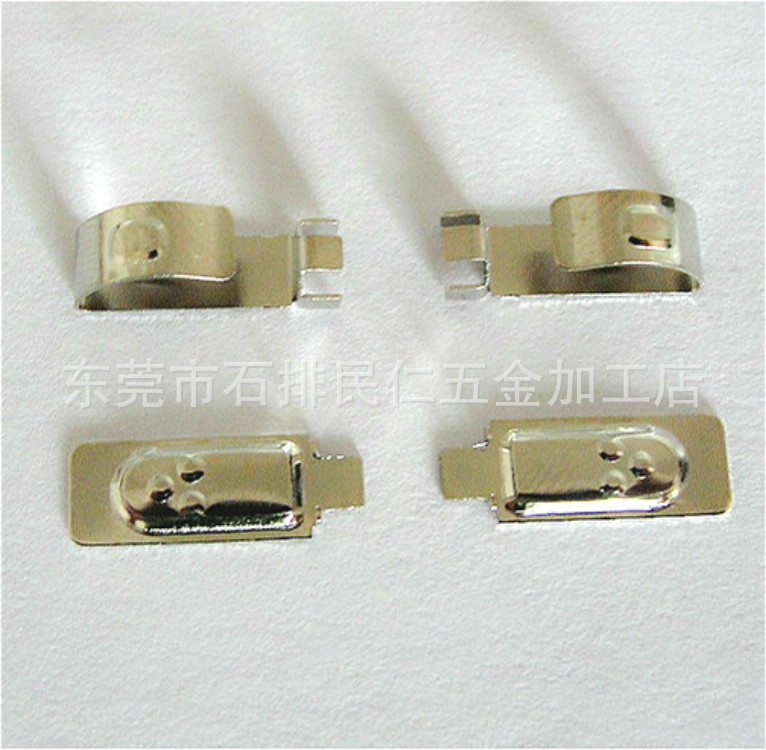 厂家直供五金铍铜弹片环保镀镍机械五金加工可寄样冲压加工精密