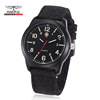 Textile quartz universal military watch suitable for men and women, wholesale