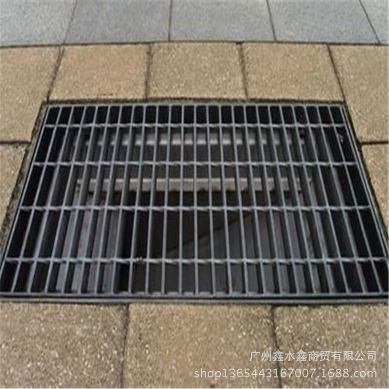 热镀锌钢格板 格栅板 沟盖板排水沟盖板集水井盖30高40高50高