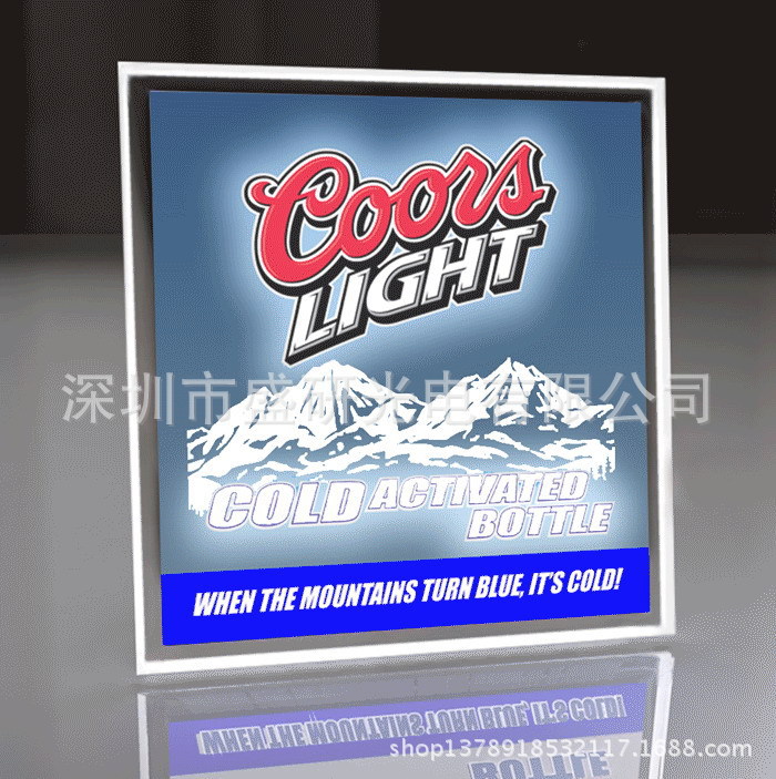 3D水晶灯箱  LED水晶灯箱招牌 LED招牌