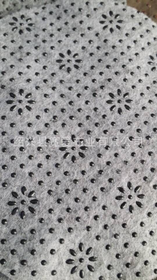 供应毛毡无纺布滴塑，170克黑色，250克无纺布滴塑。滴塑现货