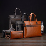 Сумка на одно плечо, дизайнерский портативный ноутбук, бизнес-версия, из натуральной кожи, анти-кража