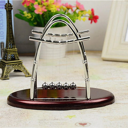 Sail-shaped pendulum ball, oval Newton billiard ball, bumper ball, creative home decoration craft gift ornaments