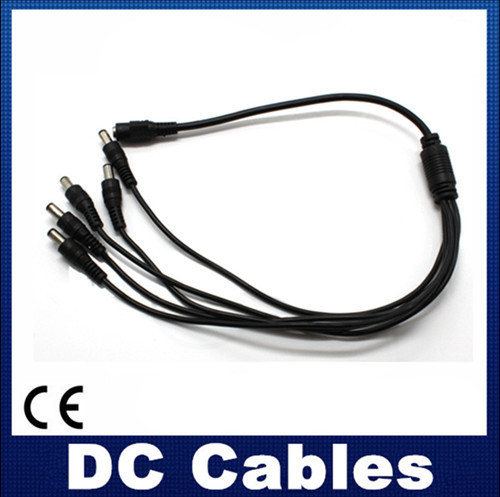 厂家批发 热销dc1分5电源连接线 dc线材 集中直流供电电源接头