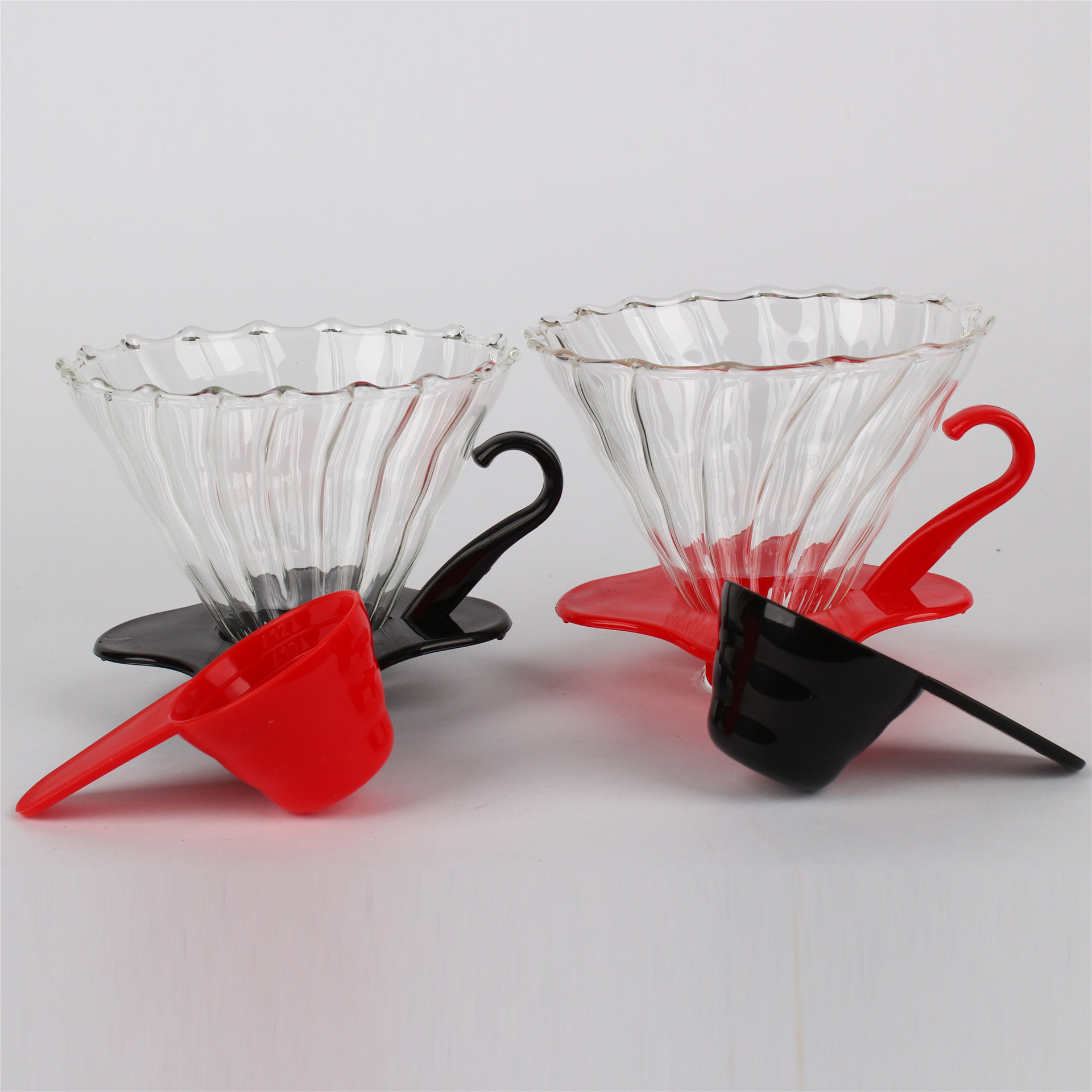 玻璃过滤杯   玻璃冲杯   咖啡手冲器具  咖啡过滤器2-4人份