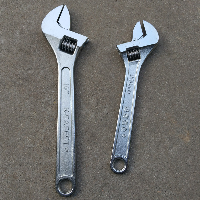 碳钢活扳手 管钳维修五金工具批发