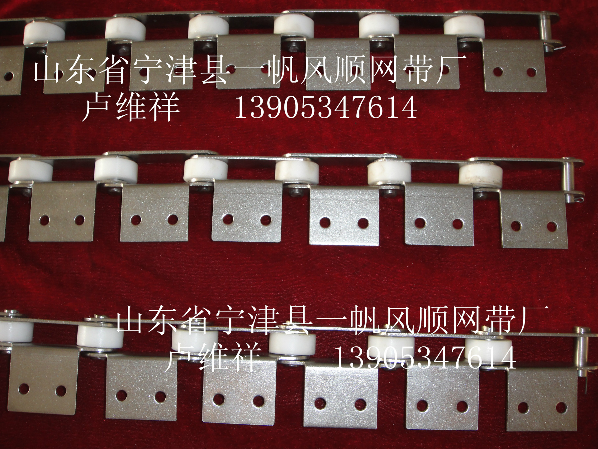 尼龙轮弯板链条-15