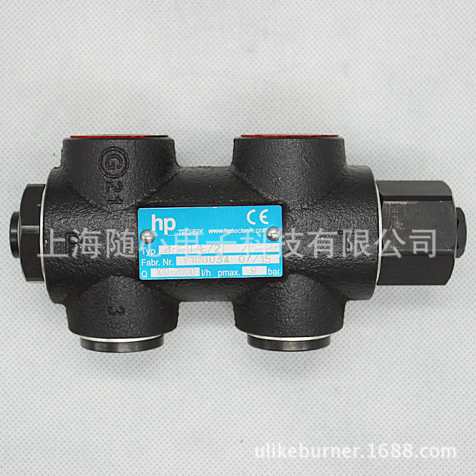 B-GH-E/2 回油调节阀 流量100-2000L/h出压2-9Bar 德国hp-technik