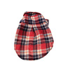 Pet dog clothing autumn and winter shirt handsome plaid shirt puppy clothes to bear Skinari clothes spot