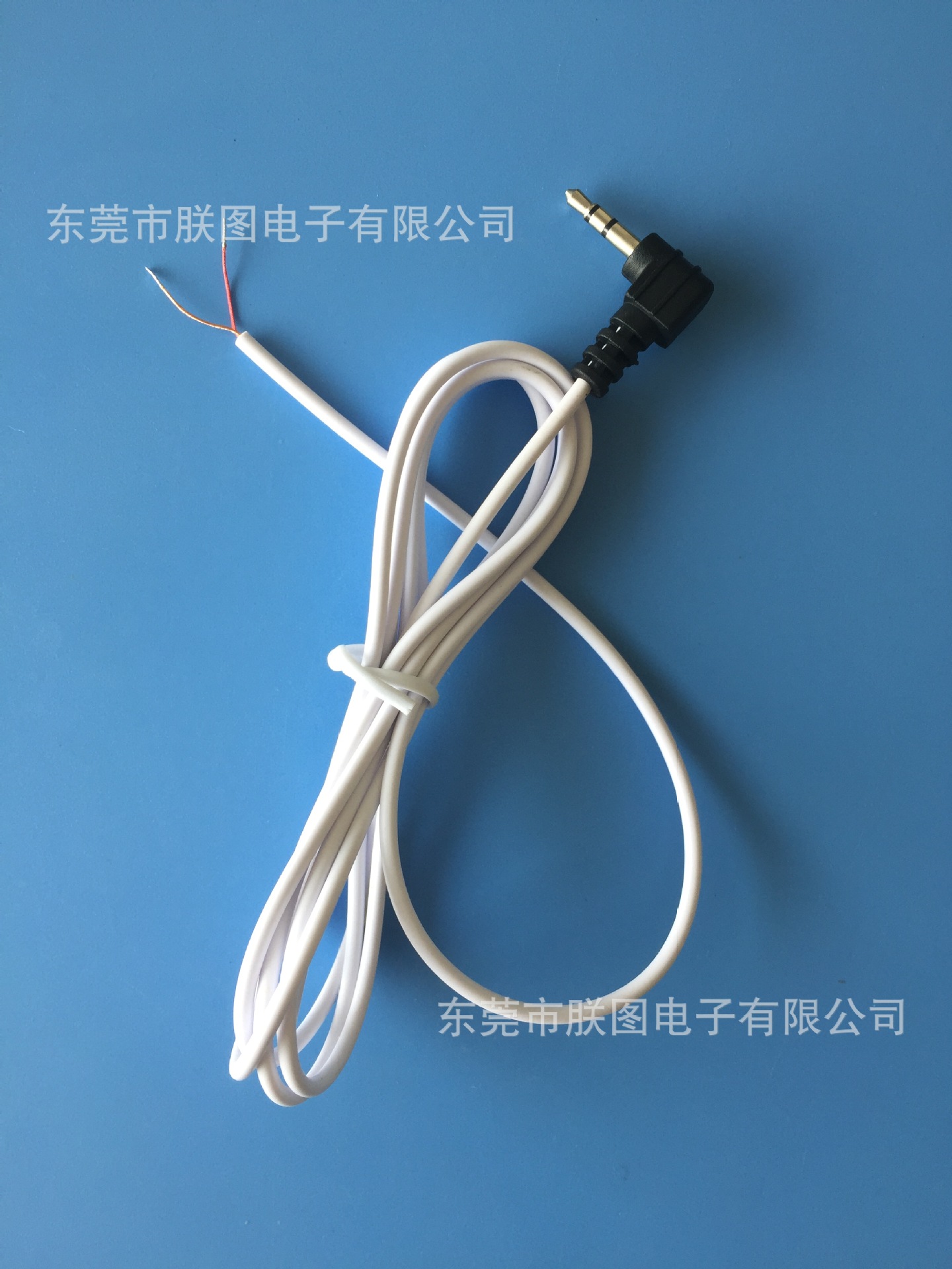 厂家直销漆包线2.5/3.5立体声90度弯头2芯音频线 耳机线