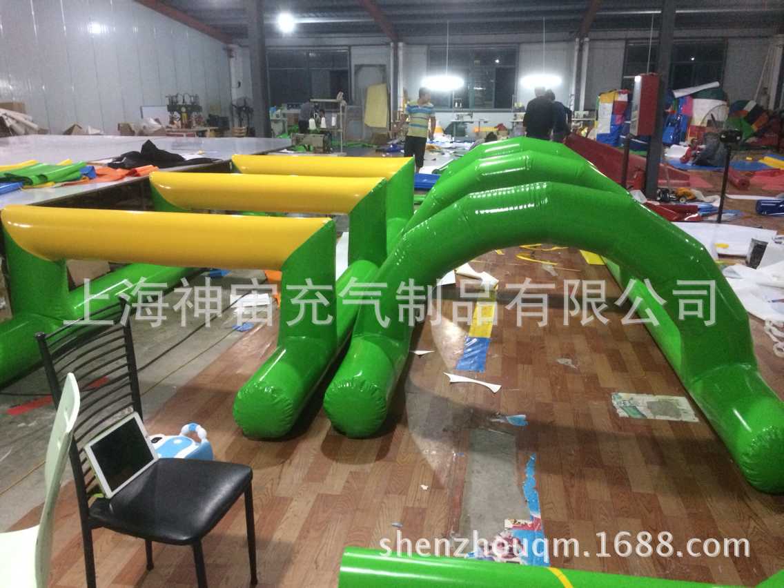 趣味运动会道具障碍赛四件套充气跨栏穿越障碍独木桥平衡木器材-阿里巴巴