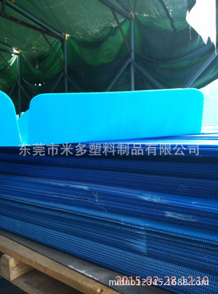 空心塑料平板 蓝色塑料中空板 环保万通瓦楞板