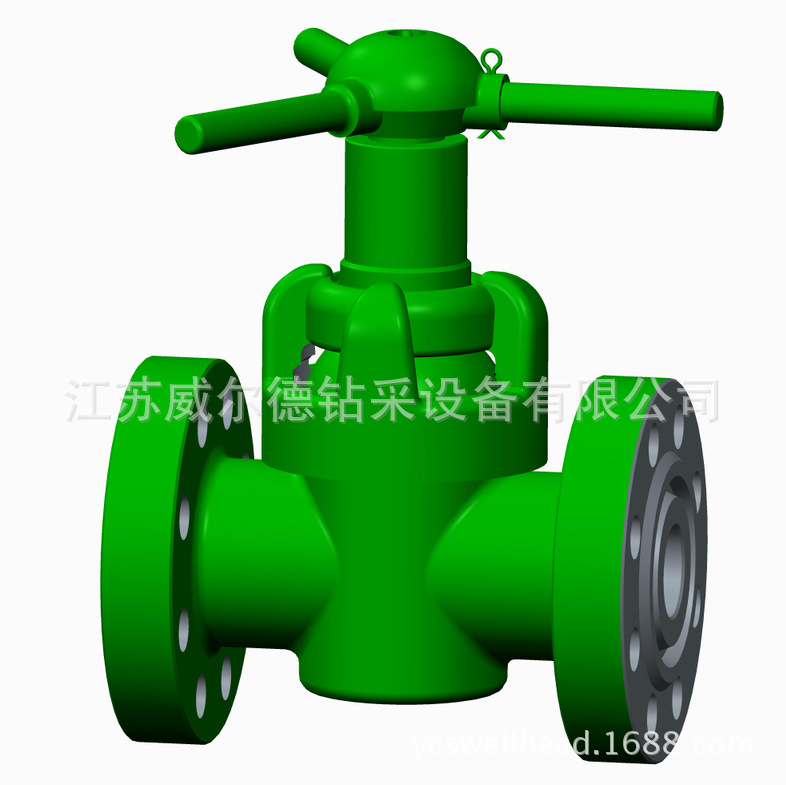 2"DM Mud Gate Valve  API 6A美标DN50法兰端口铸造泥浆闸阀