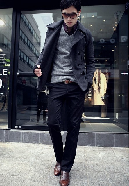 Foreign Trade New Men's Solid Color Casual Pants Men's Korean Style Straight Casual Pants Suit Trousers Large Size Men's Pants