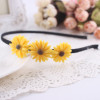 Fresh headband, accessory, Korean style, flowered, wholesale