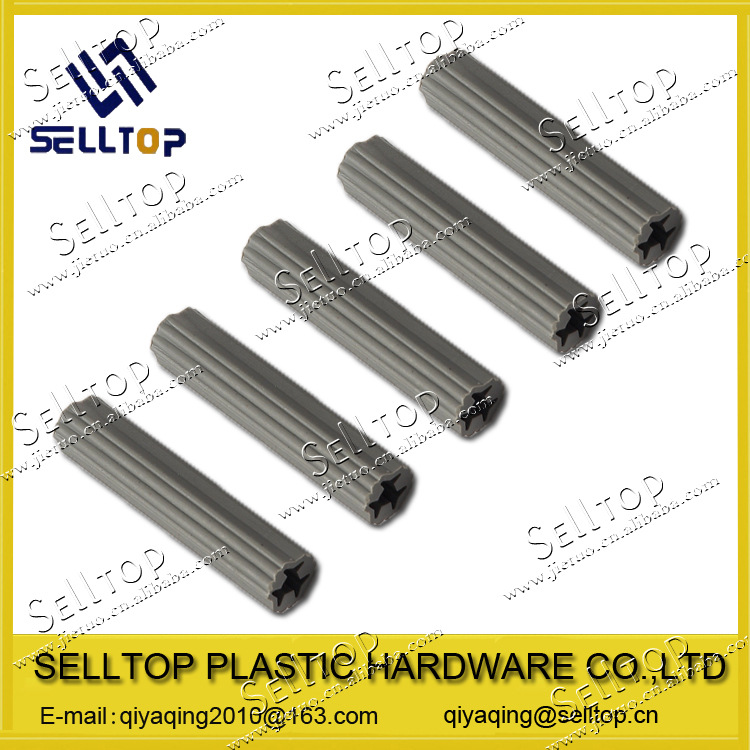 厂家直销塑料膨胀管 直管膨胀  塑料墙塞  塑料壁虎